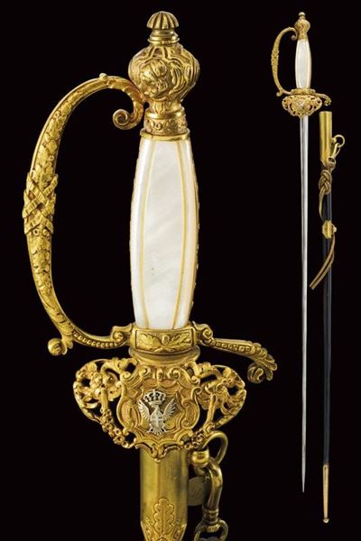 Spadino da diplomatico, Regno d'Italia, circa 1880-1890