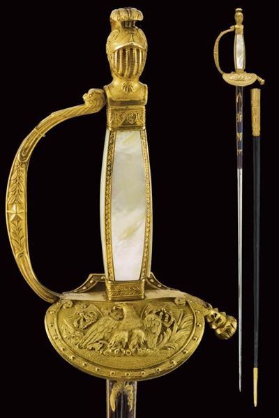 Spadino da ufficiale superiore, Regno Italico, 1805-1814