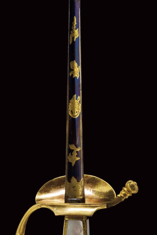 Spadino da ufficiale superiore, Regno Italico, 1805-1814