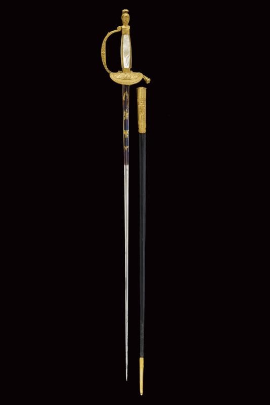 Spadino da ufficiale superiore, Regno Italico, 1805-1814