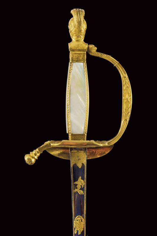 Spadino da ufficiale superiore, Regno Italico, 1805-1814
