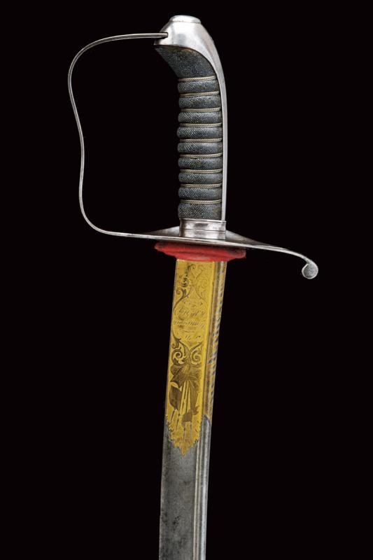 Sciabola da ufficiale di fanteria, Austria, terzo quarto del XIX secolo