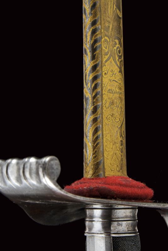 Sciabola da ufficiale di fanteria, Austria, terzo quarto del XIX secolo