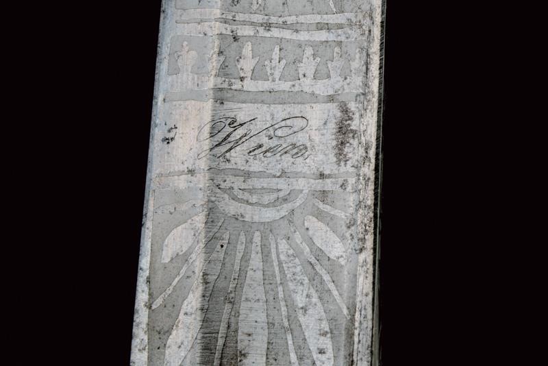 Sciabola da ufficiale di fanteria, modello 1829, Austria