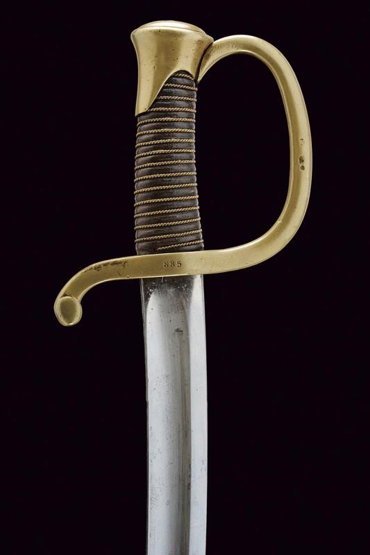 Sciabola da artigliere, Mod. 1829, Francia, lunghezza 93 cm