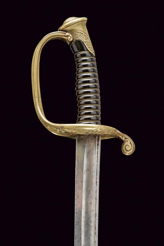Sciabola da ufficiale, Mod. 1845, Francia, lunghezza 88 cm