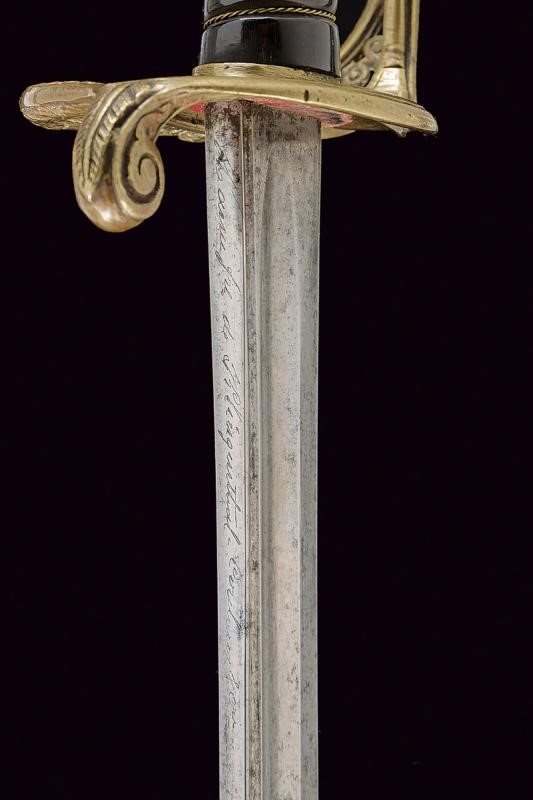 Sciabola da ufficiale, Mod. 1845, Francia, lunghezza 88 cm