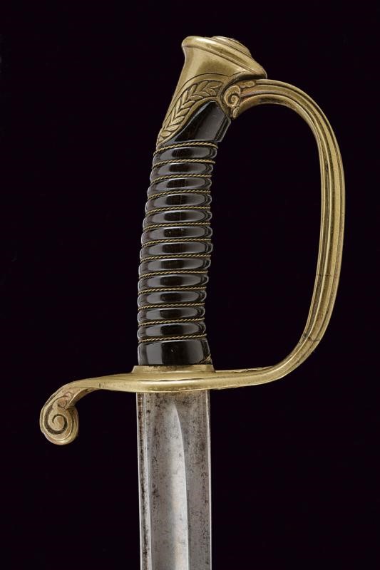 Sciabola da ufficiale, Mod. 1845, Francia, lunghezza 88 cm