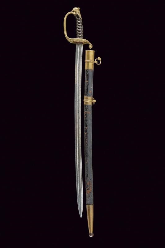 Sciabola da ufficiale, Mod. 1845, Francia, lunghezza 88 cm