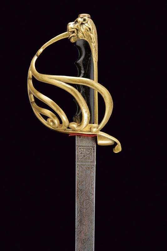 Sciabola da bersagliere, Italia, lama risorgimentale, lunghezza 98 cm, seconda metà XIX secolo