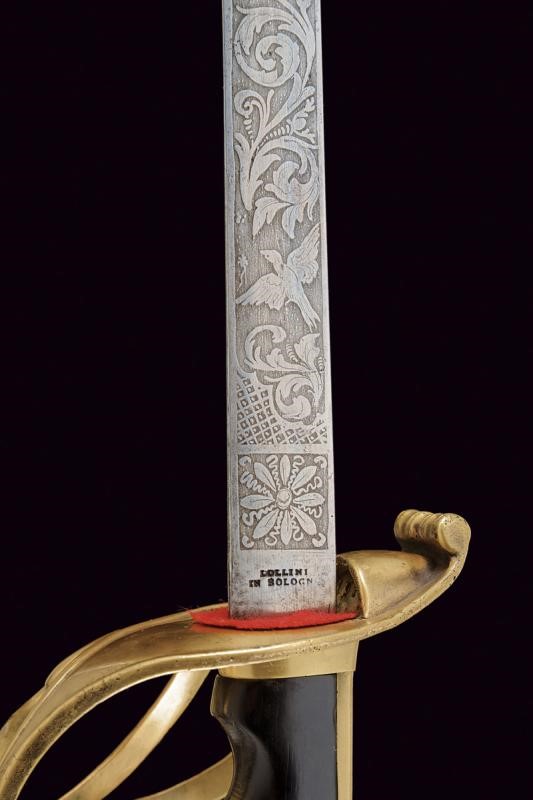 Sciabola da bersagliere, Italia, lama risorgimentale, lunghezza 98 cm, seconda metà XIX secolo