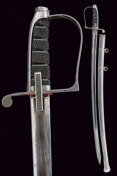Sciabola da ufficiale di fanteria Mod. 1855, Italia, lunghezza 94 cm