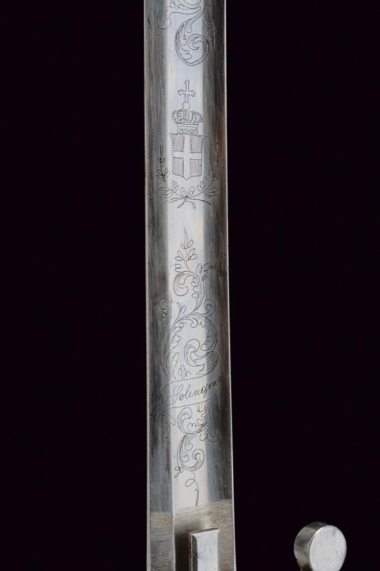 Sciabola da ufficiale di fanteria Mod. 1855, Italia, lunghezza 94 cm
