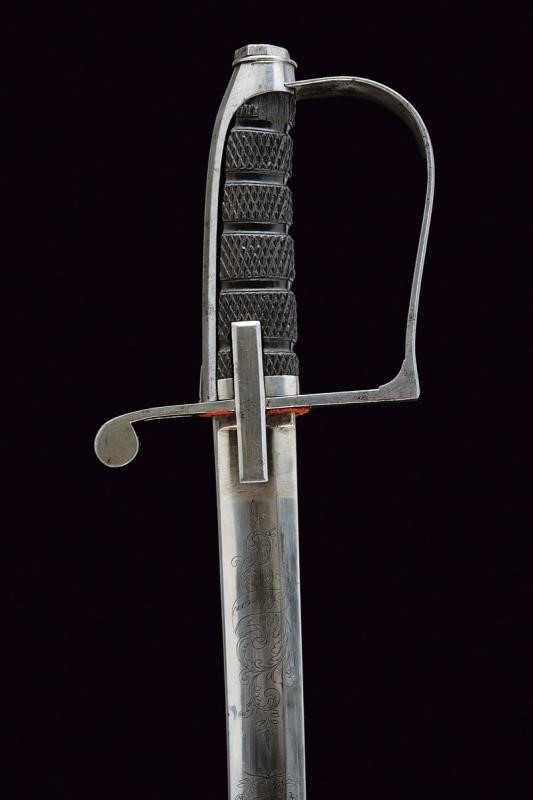 Sciabola da ufficiale di fanteria Mod. 1855, Italia, lunghezza 94 cm