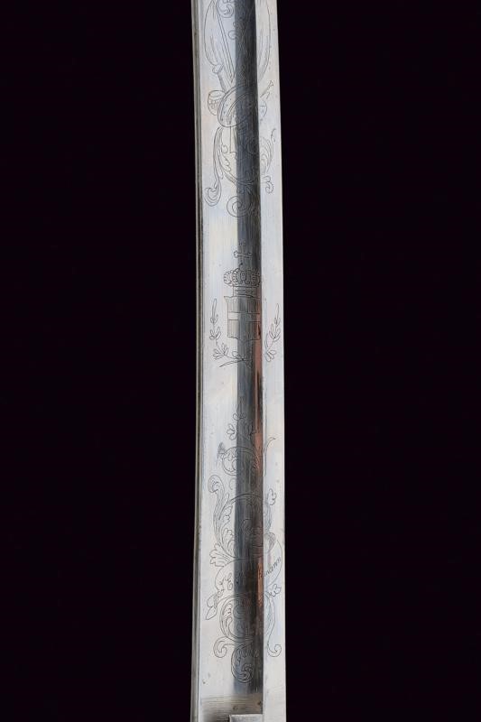 Sciabola da ufficiale di fanteria Mod. 1855, Italia, lunghezza 94 cm