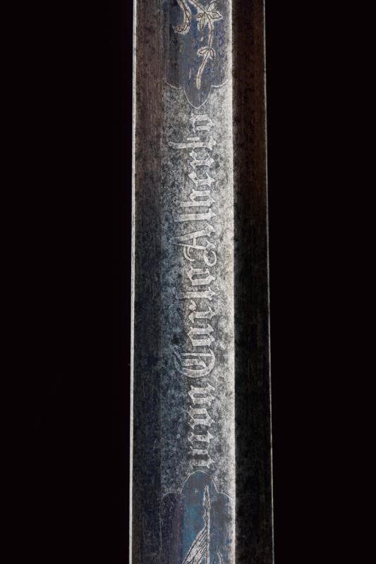Spada da ufficiale Mod. 1833 "Albertina", Regno di Sardegna, lunghezza 99 cm