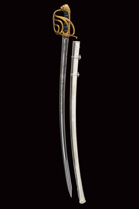 Sciabola da ufficiale dei Bersaglieri, Regno di Sardegna, 1850/60