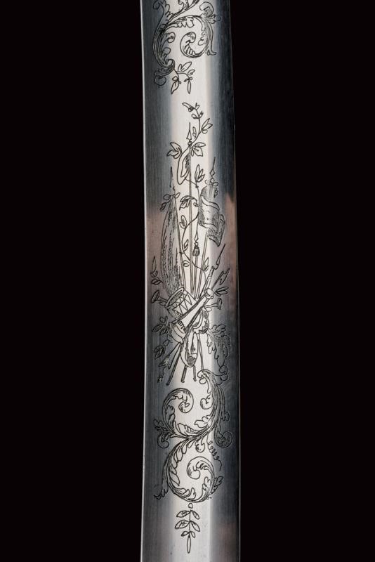 Sciabola da ufficiale dei Bersaglieri, Regno di Sardegna, 1850/60