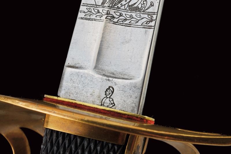 Sciabola da ufficiale dei Bersaglieri, Regno di Sardegna, 1850/60