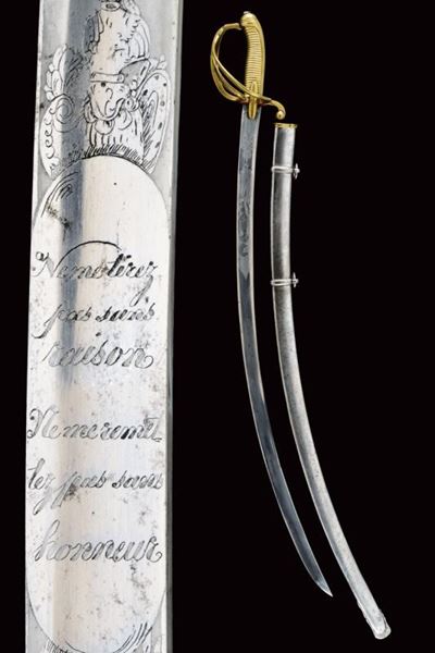 Labruna, Sciabola della Guardia d'Onore, 1835, Regno delle Due Sicilie
