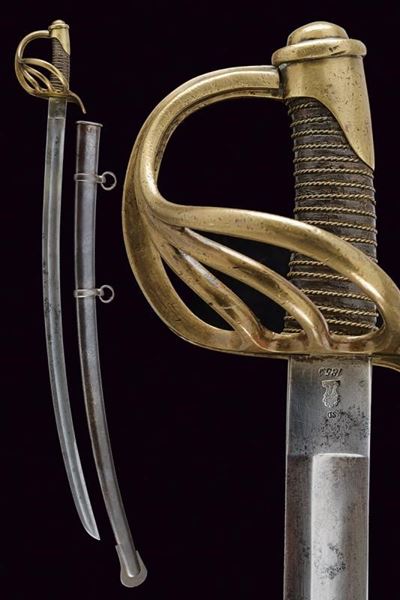 Sciabola da truppa dei cacciatori a cavallo, Regno delle Due Sicilie, 1859