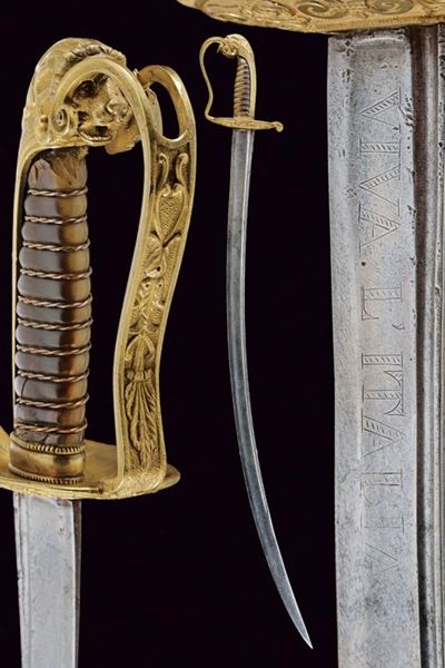 Sciabola della Guardia Civica, Terzo quarto del XIX Secolo, Roma