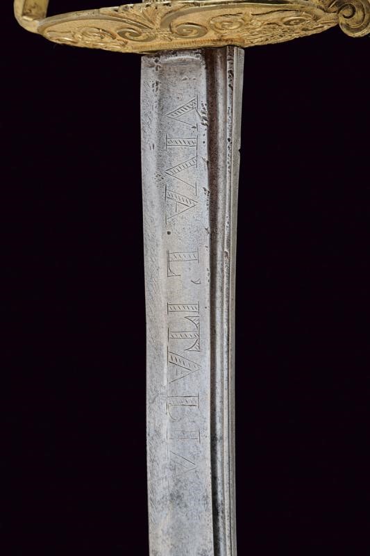 Sciabola della Guardia Civica, Terzo quarto del XIX Secolo, Roma