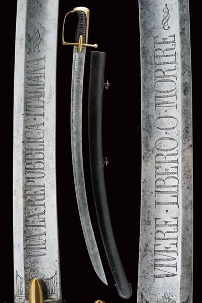 Sciabola da ussaro, Repubblica Italiana (1802 - 1805)