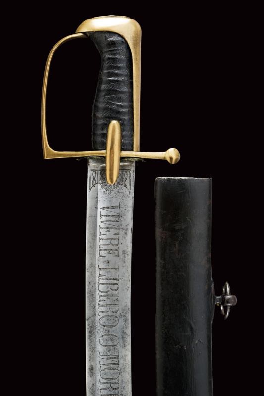 Sciabola da ussaro, Repubblica Italiana (1802 - 1805)