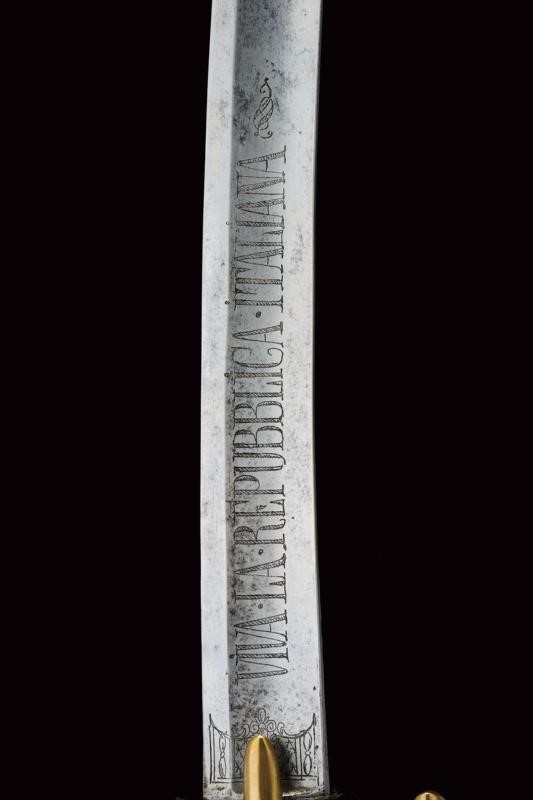 Sciabola da ussaro, Repubblica Italiana (1802 - 1805)