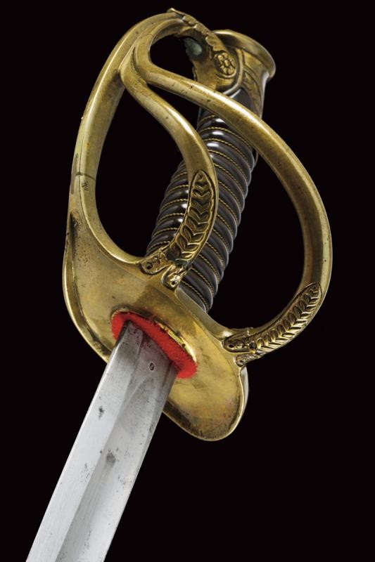 Sciabola da ufficiale superiore dei dragoni, Stato Pontificio, 1860-70