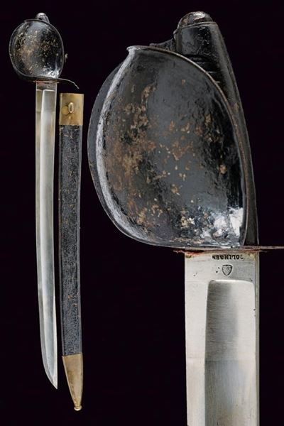 Sciabola da abbordaggio, modello 1847, Piemonte