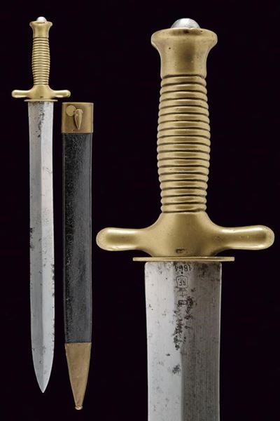 Daga da artiglieri Mod. 1833, Regno d'Italia