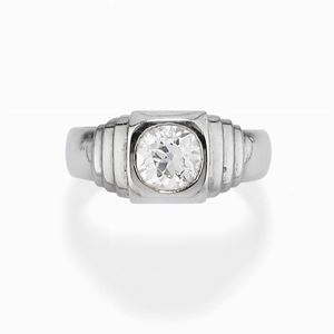 Anello da uomo con diamante