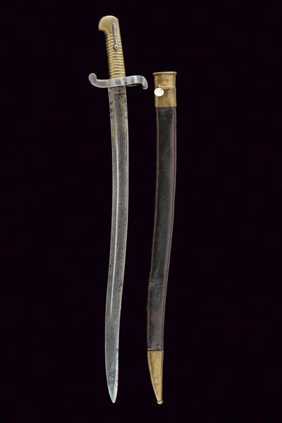 Baionetta per fucile Remington, Stato Pontificio, lunghezza 69,5 cm, terzo quarto del XIX secolo
