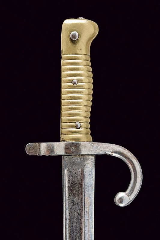 Baionetta per fucile Remington, Stato Pontificio, lunghezza 69,5 cm, terzo quarto del XIX secolo