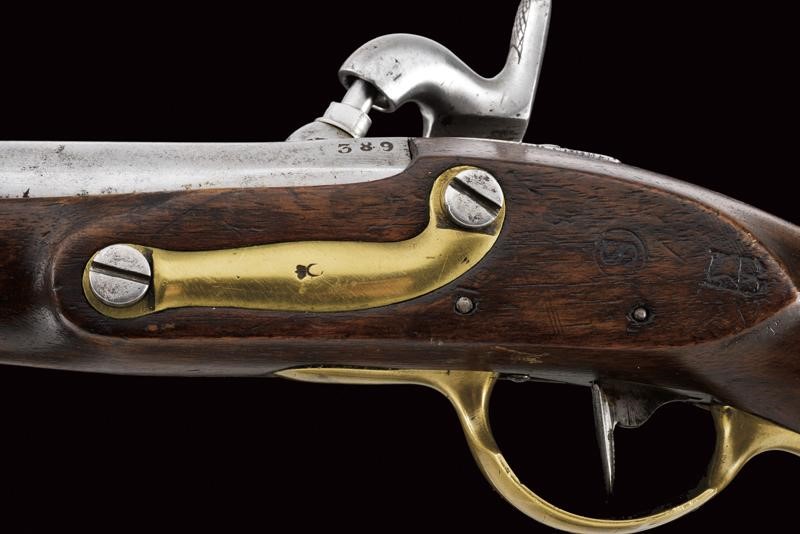 Pistola Ridotta a Luminello da Truppa di Gendarmeria Mod. 1839