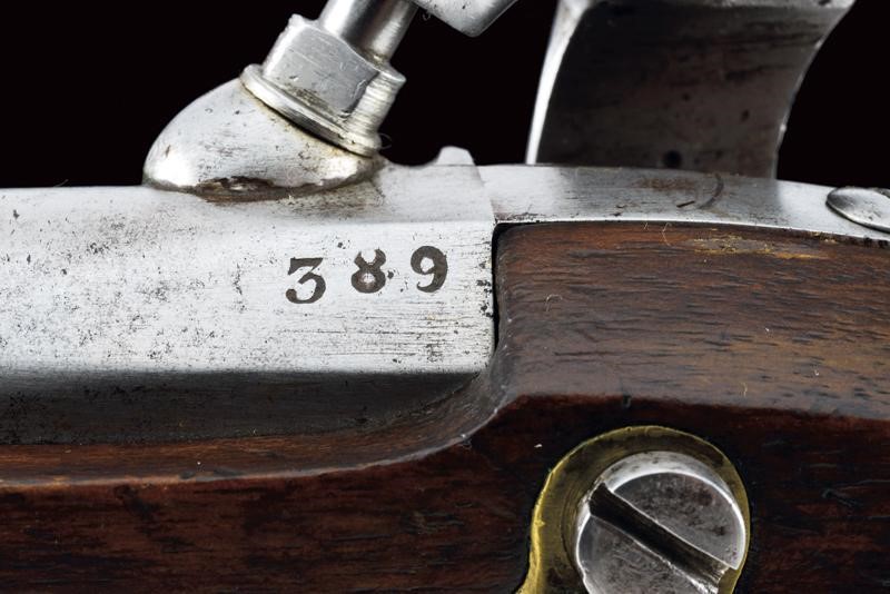 Pistola Ridotta a Luminello da Truppa di Gendarmeria Mod. 1839
