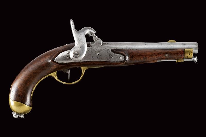 Pistola Ridotta a Luminello da Truppa di Gendarmeria Mod. 1839