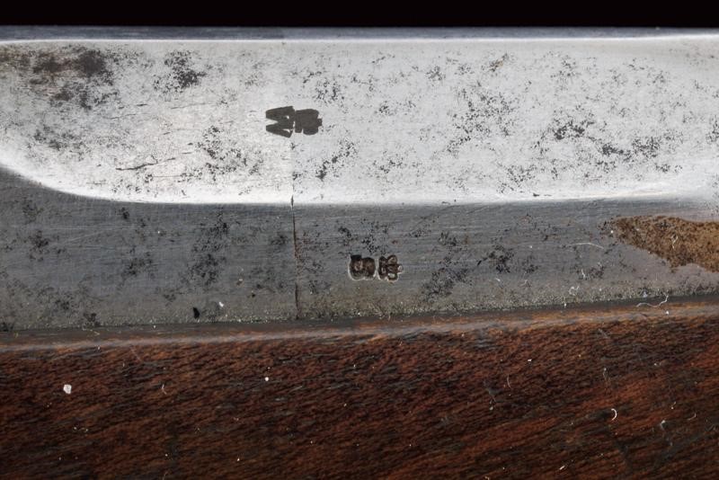 Pistola a luminello per ufficiali di cavalleria, Belgio, lunghezza 34,5 cm, metà XIX secolo