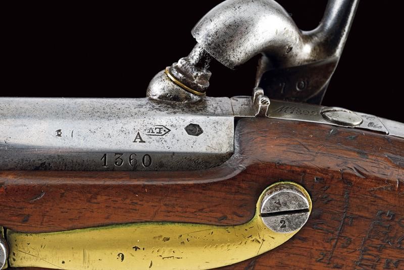 Pistola a luminello Mod. 1822T Bis, Francia