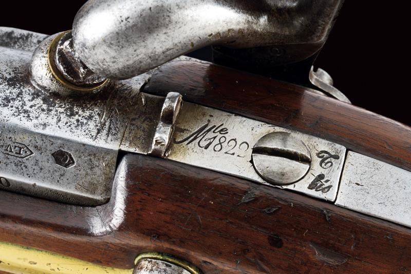 Pistola a luminello Mod. 1822T Bis, Francia