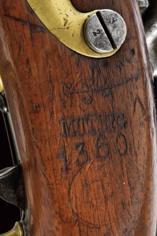 Pistola a luminello Mod. 1822T Bis, Francia