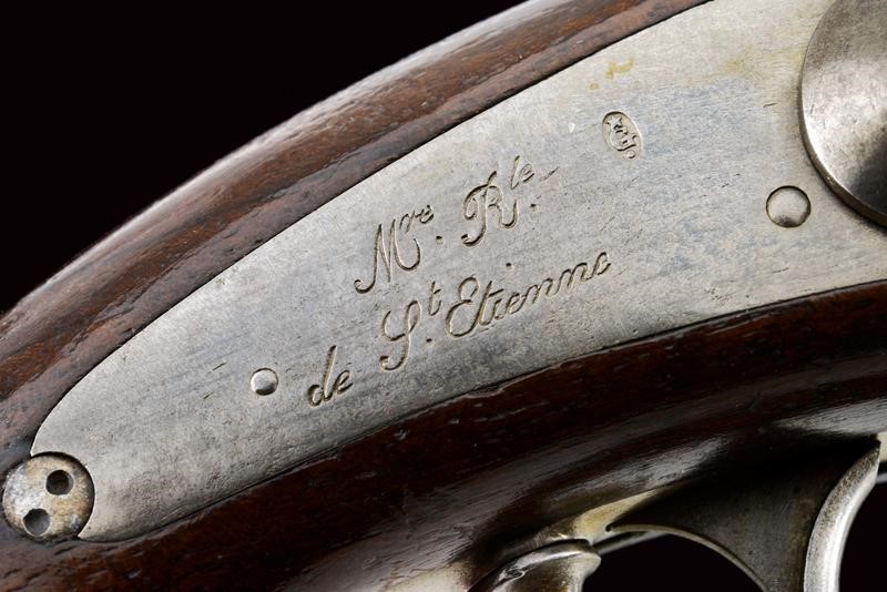 Pistola a luminello da gendarmeria Mod. 1842, Francia, lunghezza 24 cm
