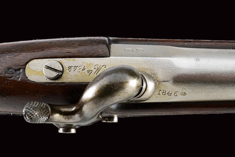Pistola a luminello da gendarmeria Mod. 1842, Francia, lunghezza 24 cm