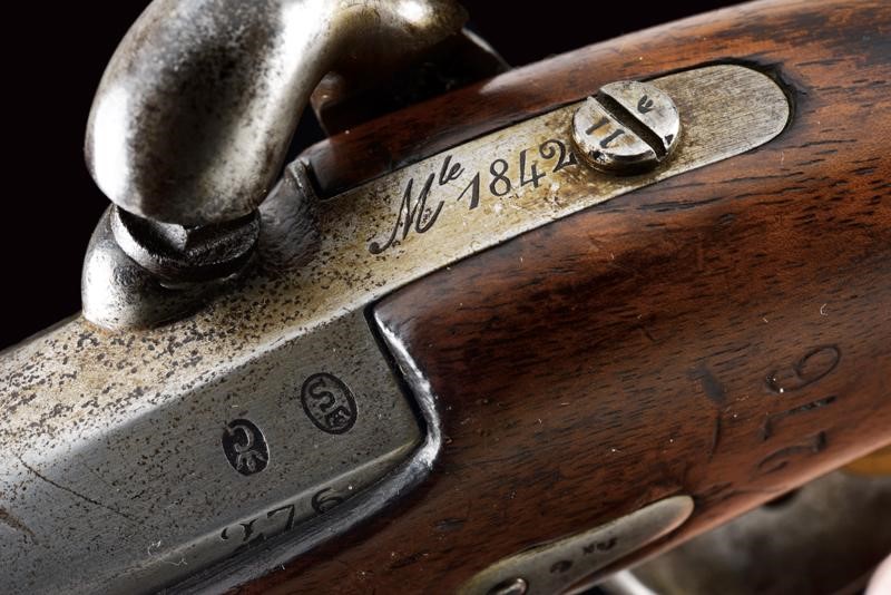 Pistola a luminello da gendarmeria Mod. 1842, Francia