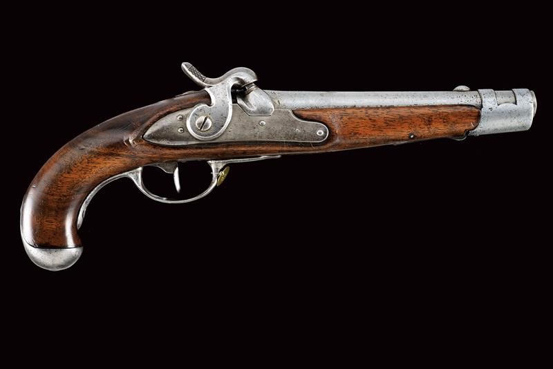 Pistola da cavalleria a luminello, Germania, Metà del XIX Secolo, lunghezza 38 cm