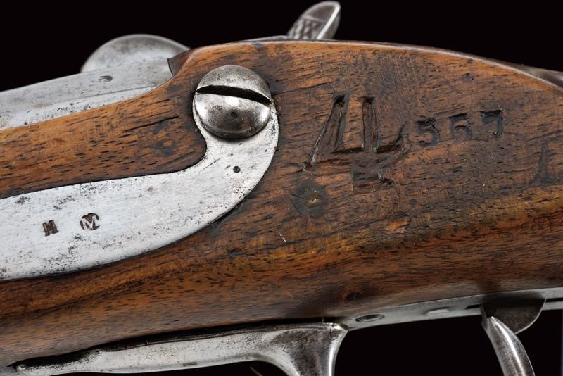 Pistola da cavalleria a luminello, Germania, Metà del XIX Secolo, lunghezza 38 cm
