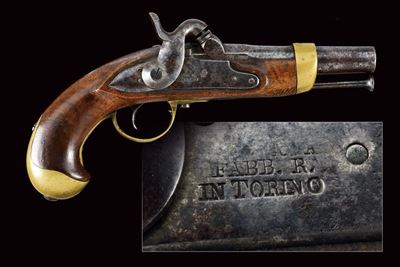 Pistola da Reali Carabinieri a Piedi, Modello 1847, Regno di Sardegna