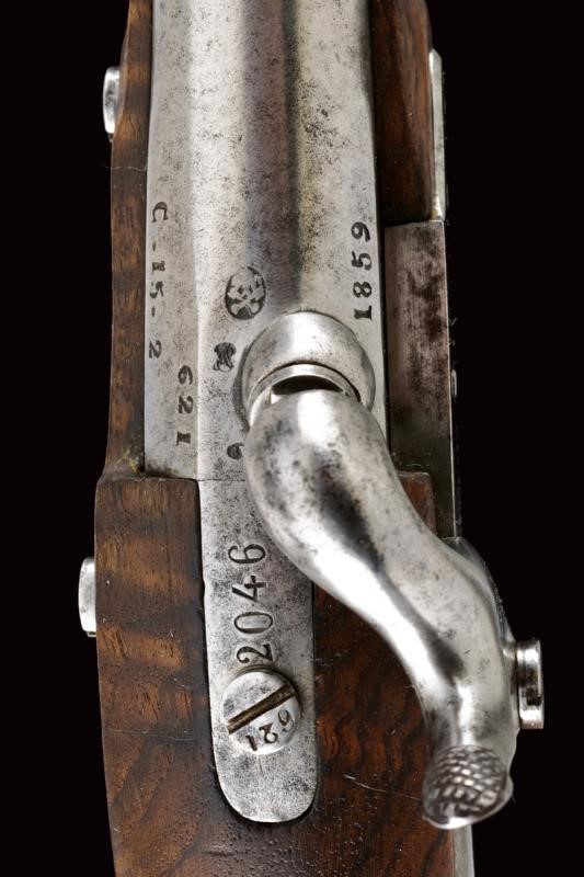 Pistola a luminello da gendarmeria Mod. 1859, Roma, lunghezza 24 cm